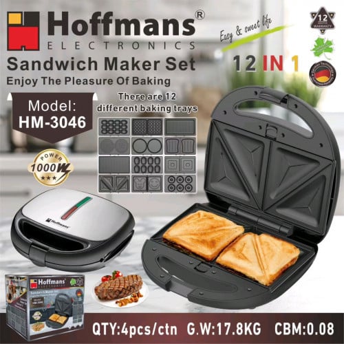 12 in 1 sandwich maker
