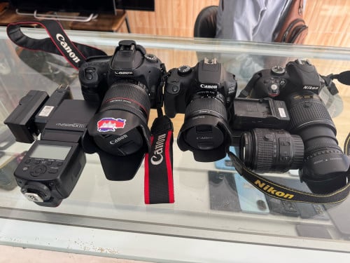 Canon 80D; Canon4000D,Nikon3300