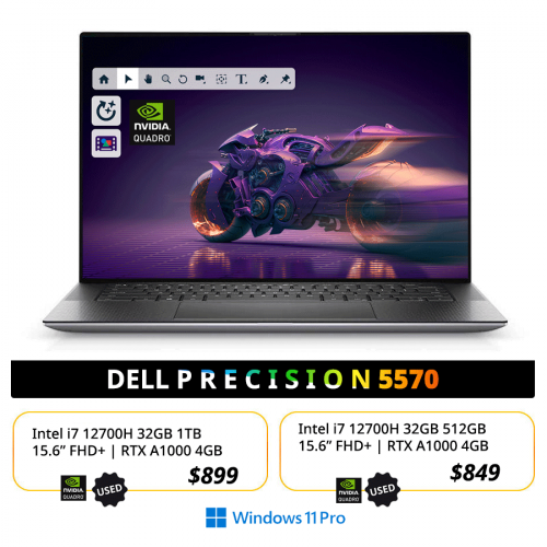 DELL Precision 5570  : $999 >> $899