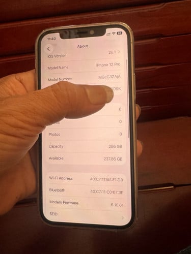 iPhone 12 Pro. 256G original ស្អាត៩៧%