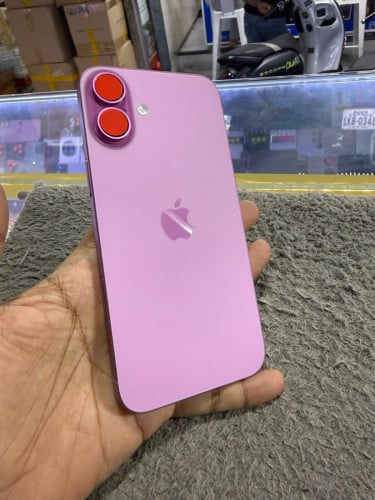 iPhone 16Plus 128G X/A 99% ហ្សុីនសំណុំណែន មានឆ្នាំងសាក