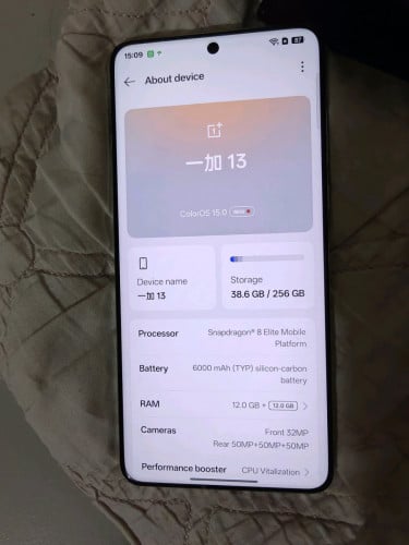 OnPlus 13 Color OS 99%