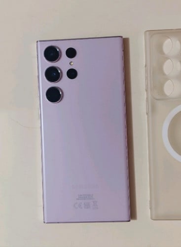 SAMSUNG S23 Ultra Sim2 ក្រុមហ៊ុន​ 99% ពណ៌ស្វាយ