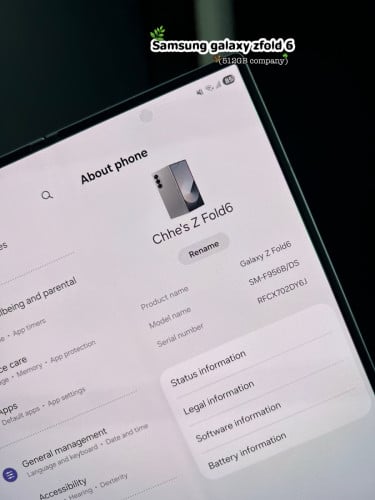 Z fold6 512GB របស់​ក្រុមហ៊ុន​