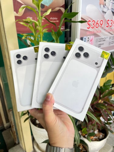 17 Pro Max X/A Falcon ធានា1ឆ្នាំ no active 256GB Silver(ស) ថ្មីប្រអប់តម្លៃពិសេសណាស់