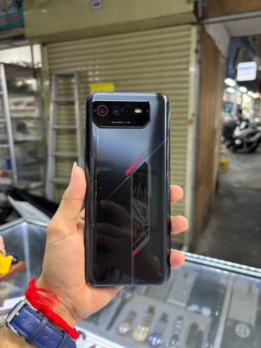 ASUS Rog6 128G Ram12G Sim2 global ម៉ាសុីនសានុំស្រុីន ស្ទើរតួរ