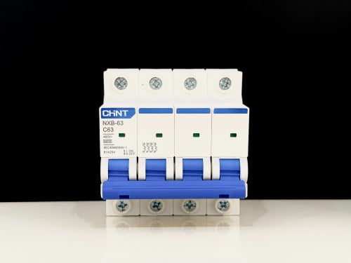 CHiNT MCB NXB-63 4P C63 – 6kA (814254)