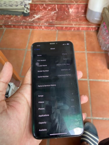 iPhone 11 Promax សំណុំស៊ីន មានស្គេន