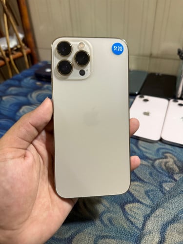 iPhone 13 Pro Max 512G សំណុំសុីនណែន ស្អាត98.99% 465$