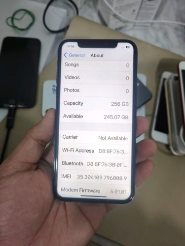 iPhone X 256g មាន Scan 85$ bypass SimWifi