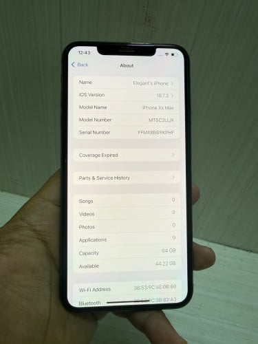 iPhone XS Max 64g LL/A 64g