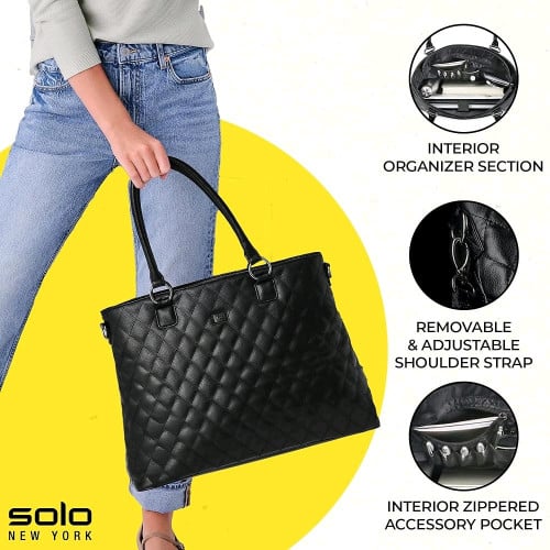 Solo New York Classic 15.6” Laptop Tote Bag NWT