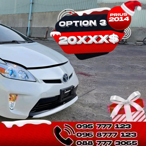 តម្លៃពិសេស 20xxx$ Prius 2014 option3 ឡានថ្មីថ្មីណាស់ 📝បង់រំលស់ក៏បាន 💵 ទិញដាច់ក៏បាន✅