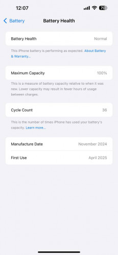 16 Plus ស្អាត សំណុំzin  99% LLA 128G