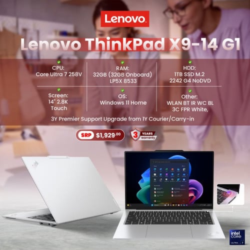 កុំព្យូទ័រយួរដៃដែលឈានមុខគេក្នុងយុគសម័យ AI! 🚀 Lenovo ThinkPad X9-14 G1!