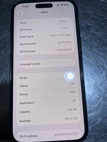 លក់ទូរស័ព្ទ IPhone 15 Pro Max