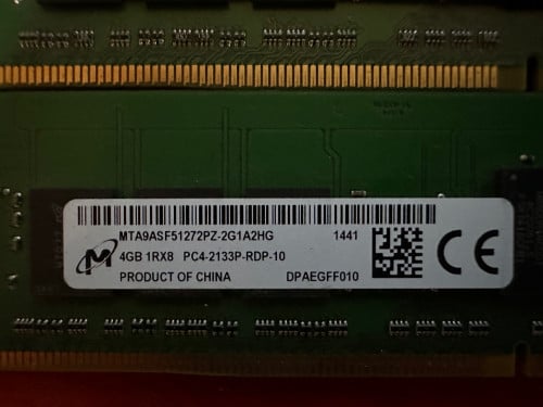 លក់Ram PC4-2133p 4G មាន6ដើម