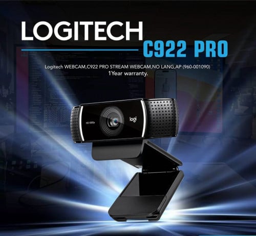 📷Logitech C922 Pro Stream Webcam✨Resolution: 1080p/30fps, 720/60fps  🕶