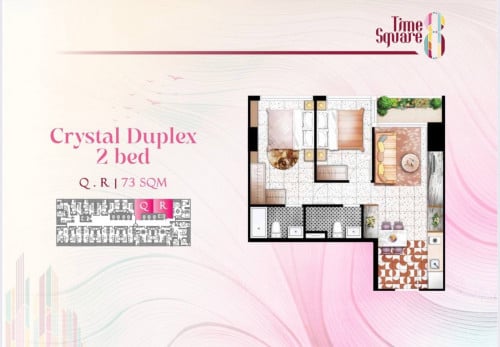 2 Bedroom Time Square 8 TTP