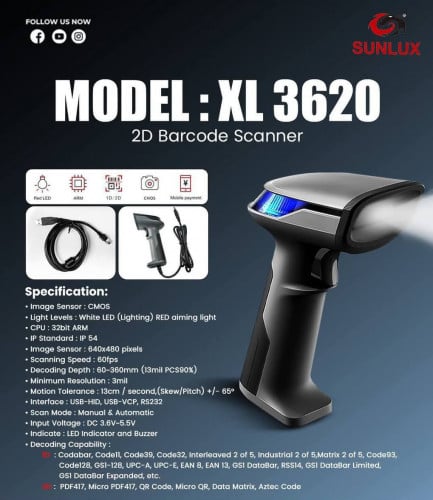 Bacode Scanner brand Sunlux and ZTK ដែលទើបនឹងចូលស្តុកថ្មីៗ