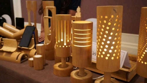 Bamboo lamps