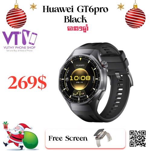 GT6pro Black (ថ្មី ធានា១ឆ្នាំ)