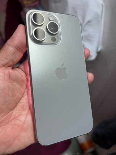 Hi Dear . I Sell IPhone 15 Pro max 256g Model Za Sim 2 Original 99%