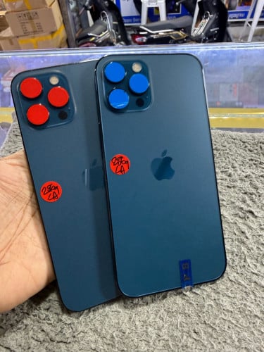 iPhone 12Pro Max 256G LL/A ហ្សុីនសំណុំ មានឆ្នាំងសាក