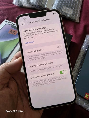 iPhone 13 128g ពណ៍ផ្កាឈូក