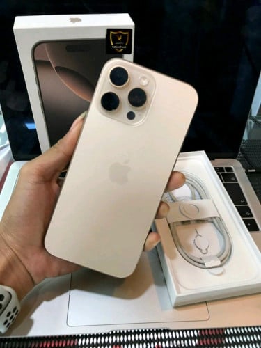 iPHONE 16 Pro Max 256GB XA ថ្ម100% ស្អាតដូចថ្មី 99%      Fullest ប្រើបានតិចខែ នៅធានាយូរ