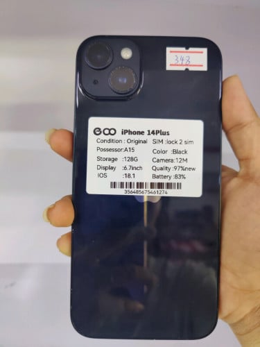 iphone14plus 128G lock sim2