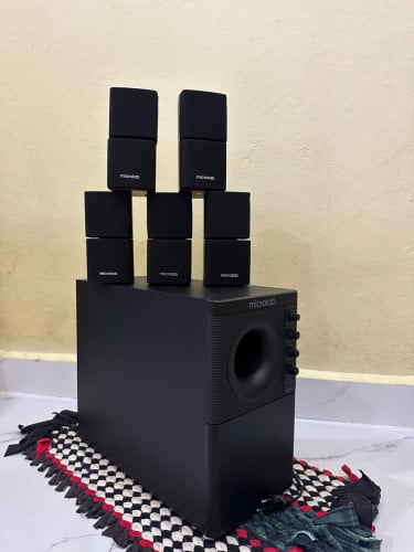 Micolab X3BT (5.1) នៅ​ស្អាត​ដូច​ថ្មី​មាន​ប្រអប់​ត្រឹមត្រូវ​