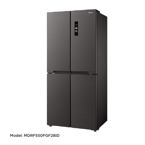 Midea refrigerator ទូរទឹកកកទ្វា4  407L / MDRF550FGF28ID#