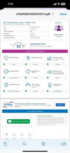 Toyota Prius V Full Advance 2013 ពន៌សកម្រមាន ឡានមូល
