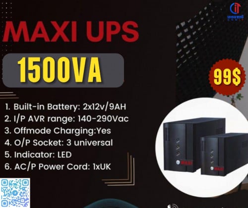 UPS 1500VA @99$