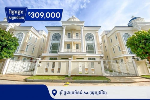 វីឡាភ្លោះលក់នៅបុរីប្លូដាយមិន