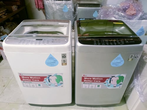 ម៉ាស៊ីនបោកខោអាវ LG 10kg inverter