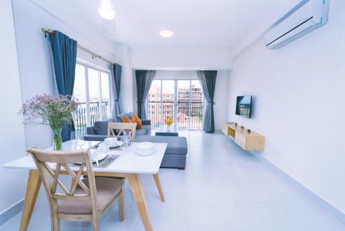 🍀Brand new 1-Bedroom For Rent At Toul Kork Phnom Penh