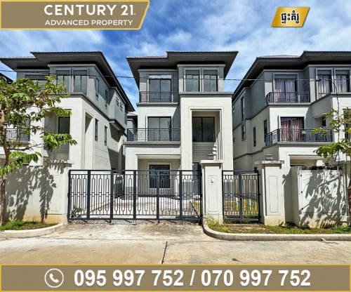 🏠 វីឡាឃ្វីន (Queen-BII) សម្រាប់ជួល ក្នុងបុរី ជីបម៉ុង ផ្លូវជាតិលេខ6A