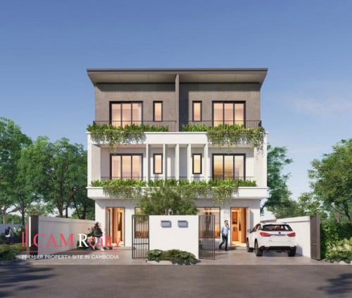 3 Bedrooms Villa Plous Vista For Sale In Borey Chankiri Urbanland II