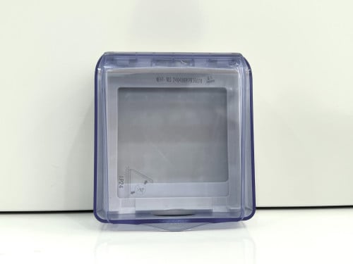 CHiNT Single Socket Waterproof Cover NEH1-103 – 86 Type (Clear Blue) (720025)