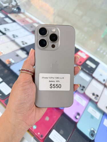 iPhone 15​Pro  128G LL/A Esim សំនុំហ្ស៊ីន មួយទឹកអាមេរិក