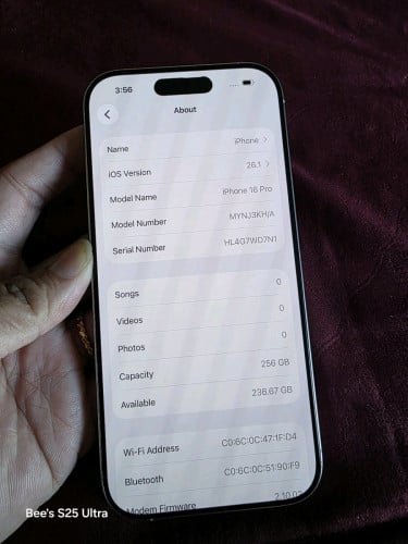 iPhone 16 Pro 256g 99%