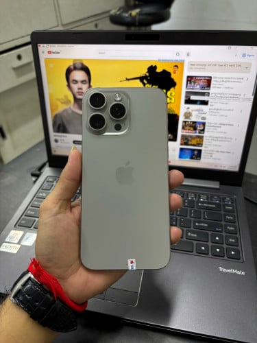 Iphone15Pro max 256G ZA sim2 សានុំស្រុីន ថ្ម87% ស្ទើរតួរតិចៗ