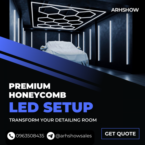 LED Lighting for Car showroom