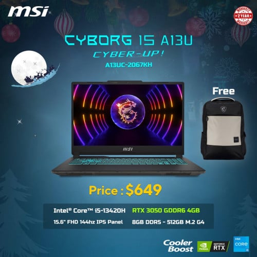 MSI Cyborg 15 / 17 RTX5060