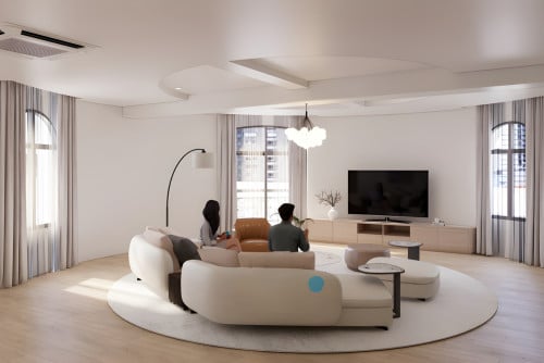 Renovated 5BR Apartment For Rent - Tonle Bassac, Phnom Penh