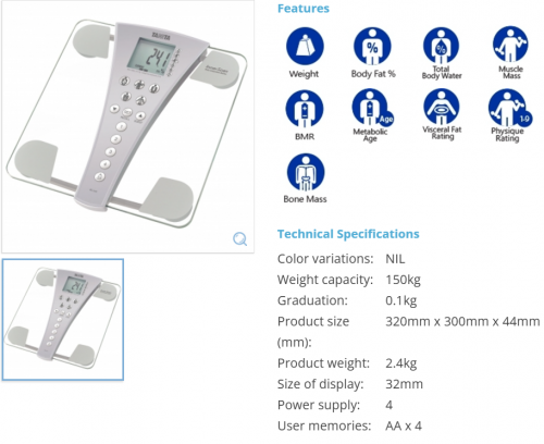 TANITA គឺជាជញ្ជីងថ្លឹងនឹង scan សុខភាពដែលផលិតនៅប្រទេសជប៉ុន