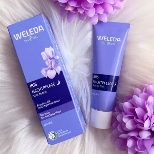 WELEDA Iris ក្រែមលាបពេលយប់ 鸢尾花平衡晚霜