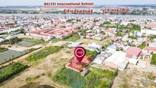 ដីលក់ ក្បែរបុរីជីបម៉ុង ផ្លូវ៥៩៨ ក្បែរផ្លូវជាតិលេខ៥